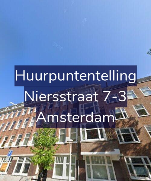 Foto gevel Huurpuntentelling voor Niersstraat 7-3, Amsterdam