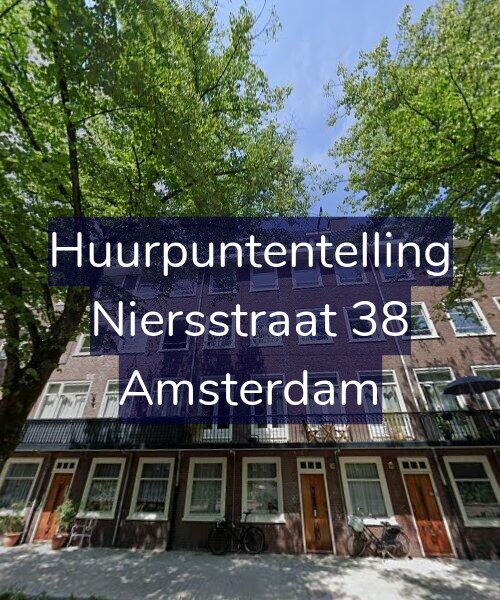 Foto gevel Huurpuntentelling voor Niersstraat 38, Amsterdam