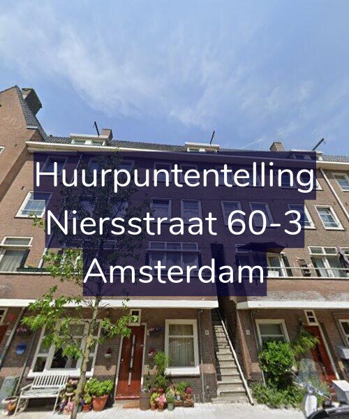 Foto gevel Huurpuntentelling voor Niersstraat 60-3, Amsterdam