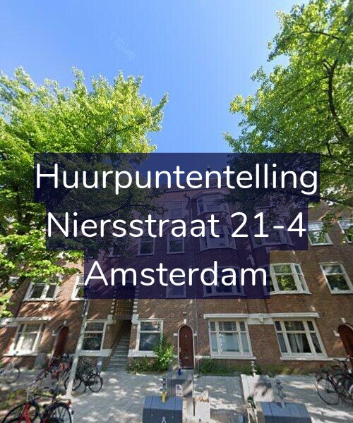 Foto gevel Huurpuntentelling voor Niersstraat 21-4, Amsterdam