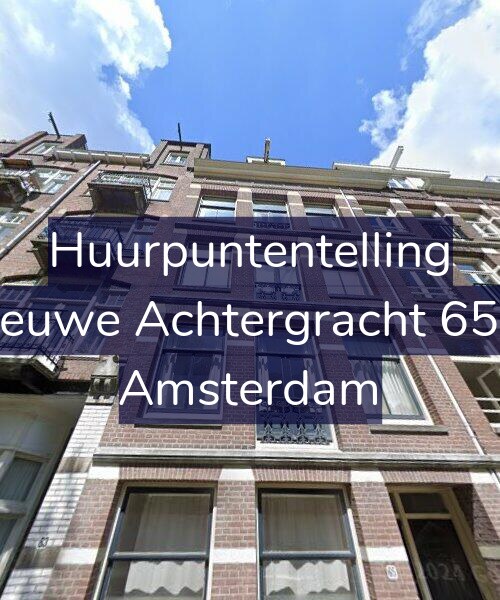 Foto gevel Huurpuntentelling voor Nieuwe Achtergracht 65-3, Amsterdam