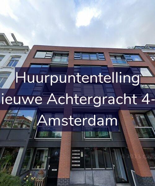 Foto gevel Huurpuntentelling voor Nieuwe Achtergracht 4-L, Amsterdam