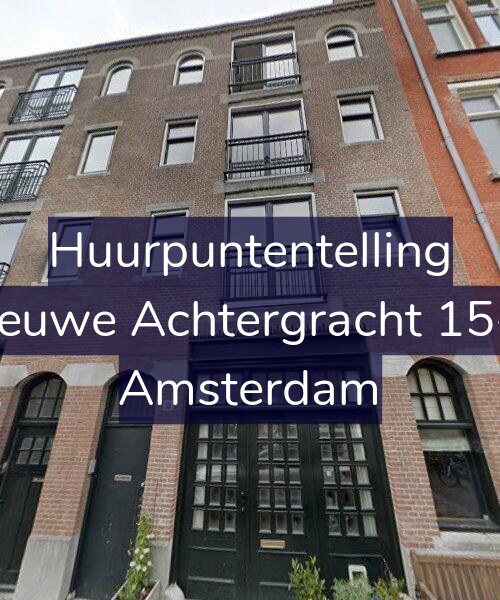 Foto gevel Huurpuntentelling voor Nieuwe Achtergracht 15-H, Amsterdam