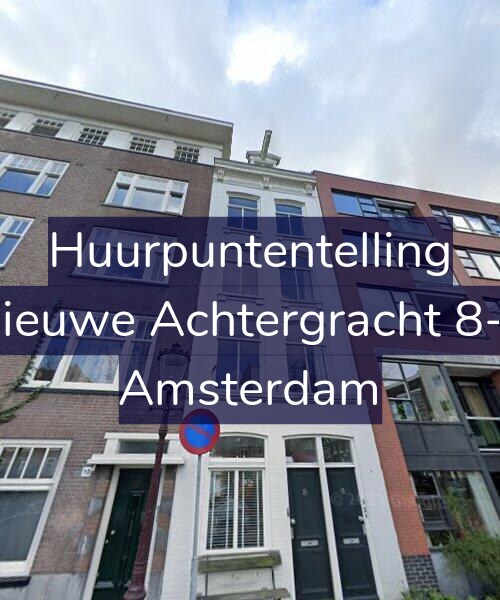 Foto gevel Huurpuntentelling voor Nieuwe Achtergracht 8-1, Amsterdam