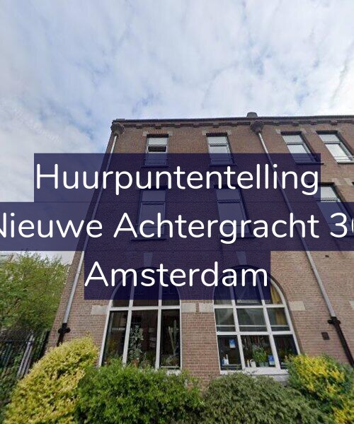 Foto gevel Huurpuntentelling voor Nieuwe Achtergracht 36, Amsterdam