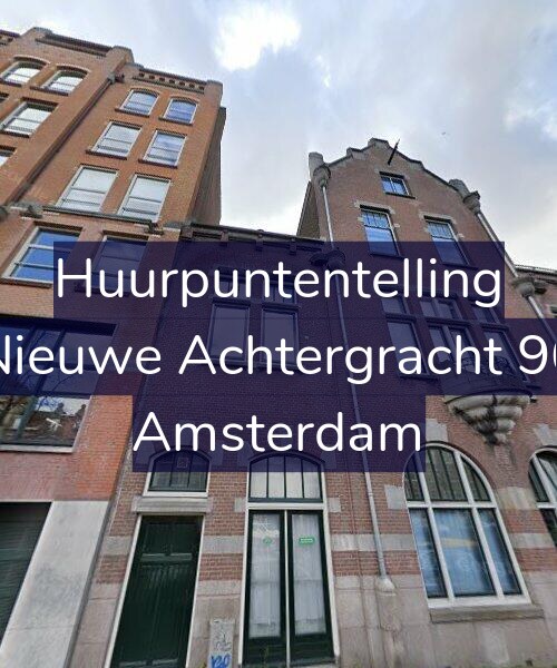 Foto gevel Huurpuntentelling voor Nieuwe Achtergracht 96, Amsterdam