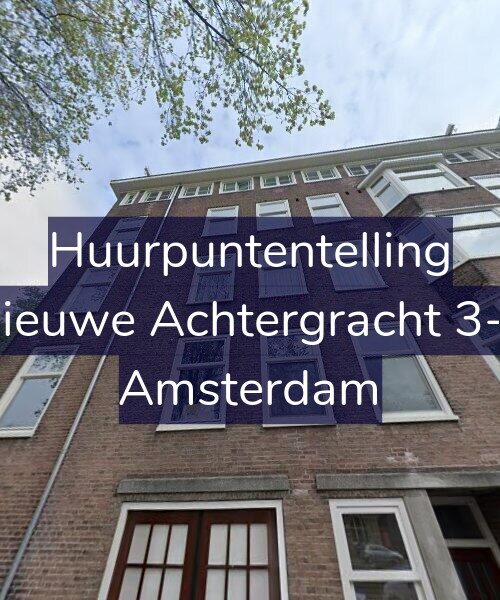 Foto gevel Huurpuntentelling voor Nieuwe Achtergracht 3-3, Amsterdam