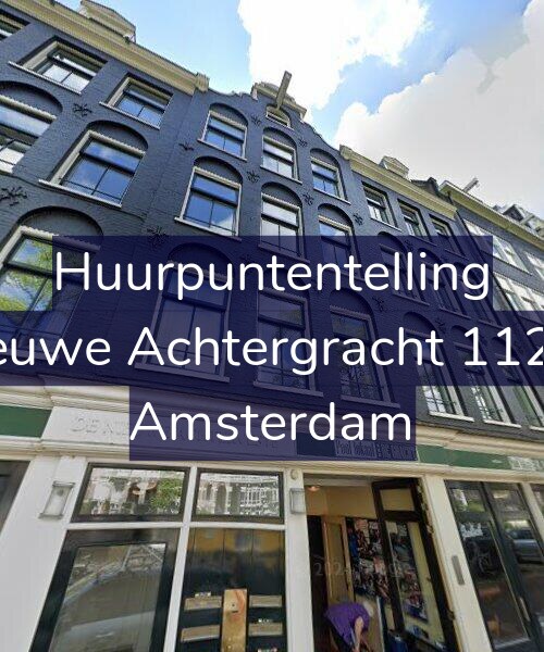 Foto gevel Huurpuntentelling voor Nieuwe Achtergracht 112-A, Amsterdam