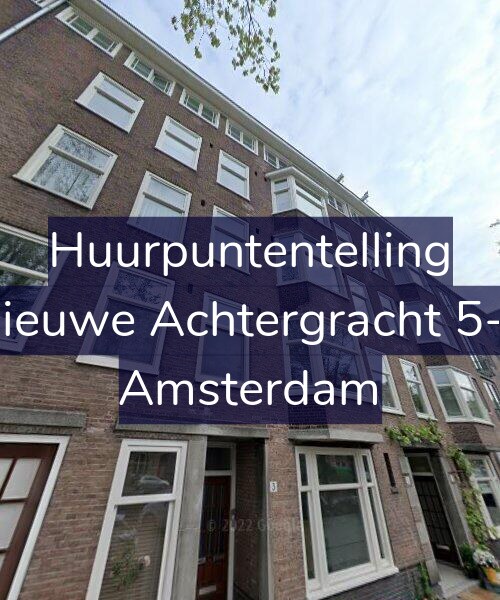 Foto gevel Huurpuntentelling voor Nieuwe Achtergracht 5-1, Amsterdam