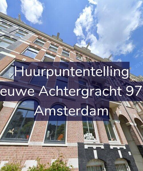 Foto gevel Huurpuntentelling voor Nieuwe Achtergracht 97-2, Amsterdam
