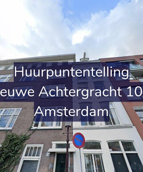 Foto gevel Huurpuntentelling voor Nieuwe Achtergracht 10-3, Amsterdam