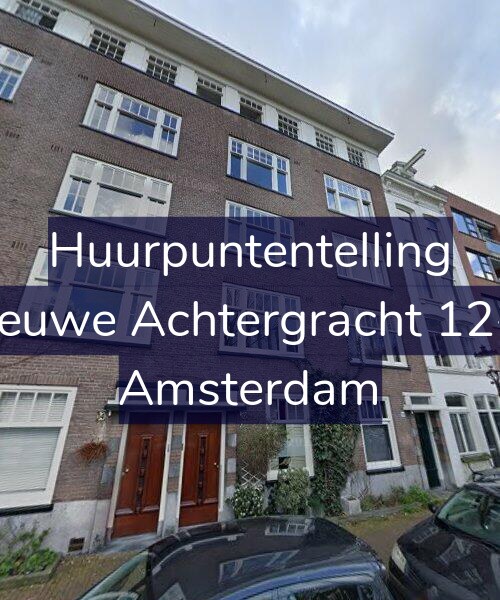 Foto gevel Huurpuntentelling voor Nieuwe Achtergracht 12-H, Amsterdam