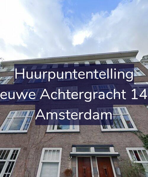 Foto gevel Huurpuntentelling voor Nieuwe Achtergracht 14-2, Amsterdam