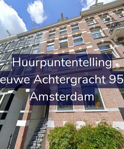 Foto gevel Huurpuntentelling voor Nieuwe Achtergracht 95-1, Amsterdam