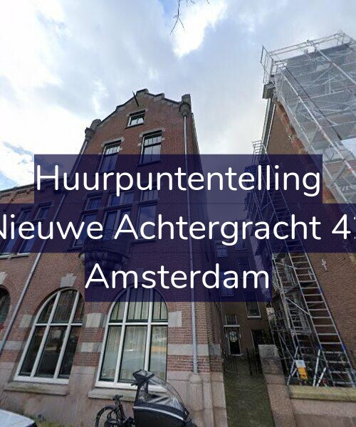 Foto gevel Huurpuntentelling voor Nieuwe Achtergracht 42, Amsterdam