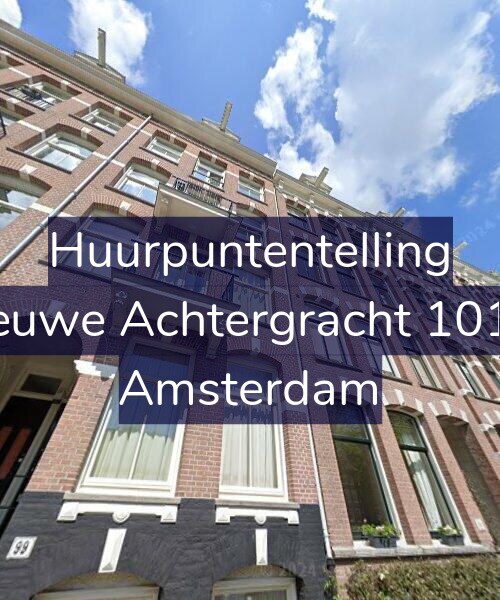 Foto gevel Huurpuntentelling voor Nieuwe Achtergracht 101-3, Amsterdam