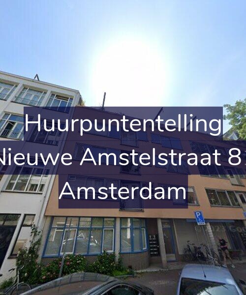 Foto gevel Huurpuntentelling voor Nieuwe Amstelstraat 81, Amsterdam