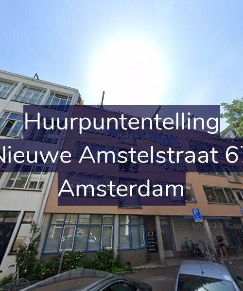 Foto gevel Huurpuntentelling voor Nieuwe Amstelstraat 67, Amsterdam