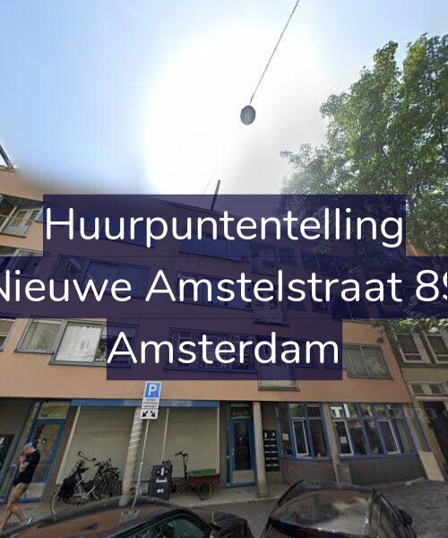 Foto gevel Huurpuntentelling voor Nieuwe Amstelstraat 89, Amsterdam