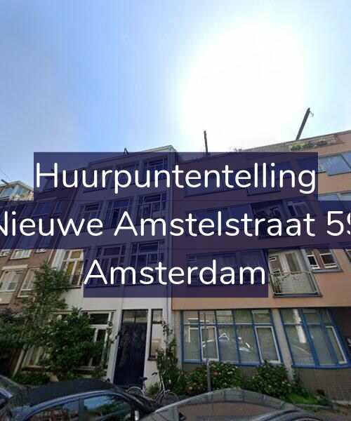 Foto gevel Huurpuntentelling voor Nieuwe Amstelstraat 59, Amsterdam