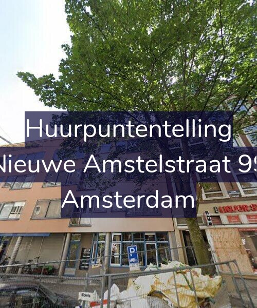 Foto gevel Huurpuntentelling voor Nieuwe Amstelstraat 99, Amsterdam