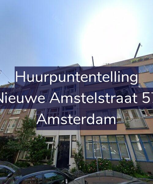 Foto gevel Huurpuntentelling voor Nieuwe Amstelstraat 57, Amsterdam