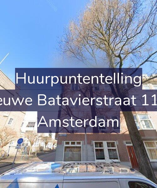Foto gevel Huurpuntentelling voor Nieuwe Batavierstraat 11-H, Amsterdam