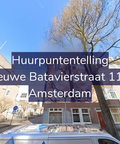 Foto gevel Huurpuntentelling voor Nieuwe Batavierstraat 11-1, Amsterdam