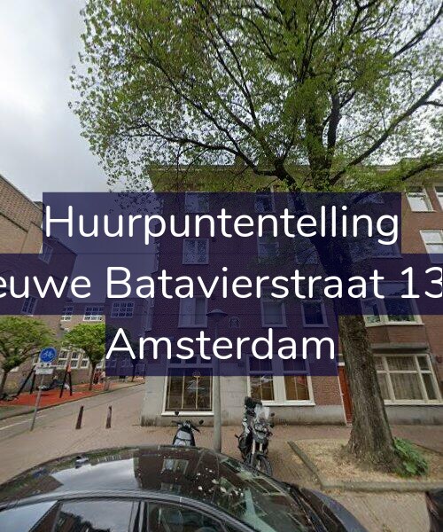 Foto gevel Huurpuntentelling voor Nieuwe Batavierstraat 13-H, Amsterdam