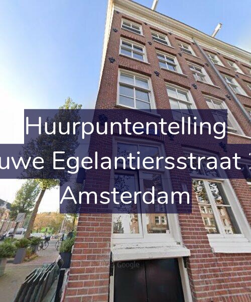 Foto gevel Huurpuntentelling voor Nieuwe Egelantiersstraat 2-D, Amsterdam