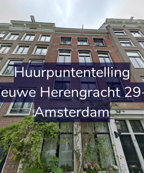Foto gevel Huurpuntentelling voor Nieuwe Herengracht 29-C, Amsterdam