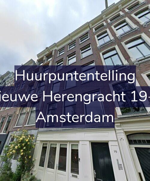 Foto gevel Huurpuntentelling voor Nieuwe Herengracht 19-4, Amsterdam