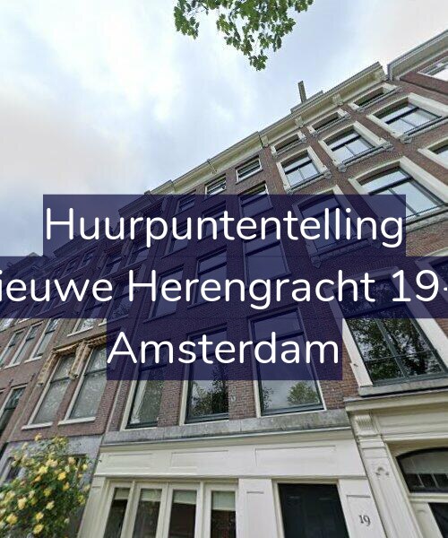 Foto gevel Huurpuntentelling voor Nieuwe Herengracht 19-3, Amsterdam