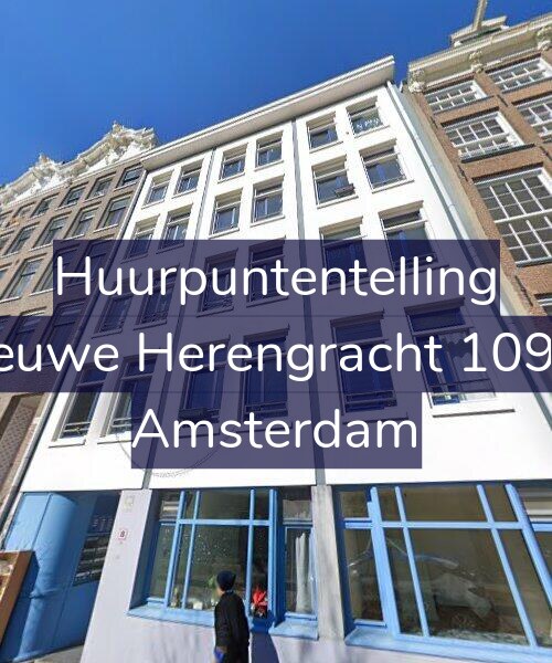 Foto gevel Huurpuntentelling voor Nieuwe Herengracht 109-U, Amsterdam