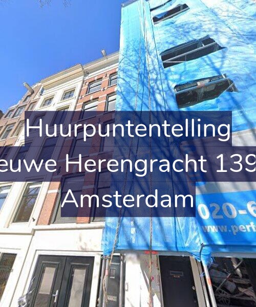 Foto gevel Huurpuntentelling voor Nieuwe Herengracht 139-2, Amsterdam