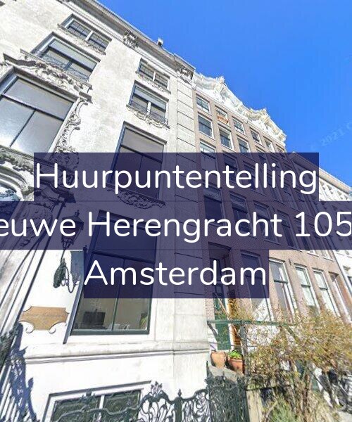 Foto gevel Huurpuntentelling voor Nieuwe Herengracht 105-A, Amsterdam