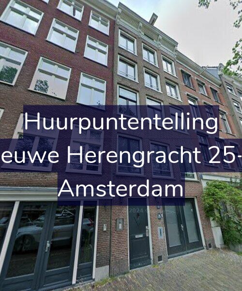 Foto gevel Huurpuntentelling voor Nieuwe Herengracht 25-H, Amsterdam