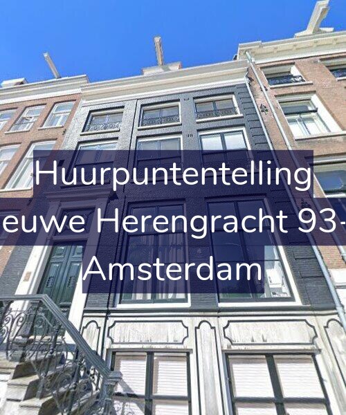 Foto gevel Huurpuntentelling voor Nieuwe Herengracht 93-D, Amsterdam