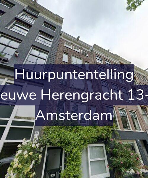 Foto gevel Huurpuntentelling voor Nieuwe Herengracht 13-O, Amsterdam