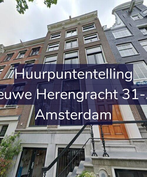 Foto gevel Huurpuntentelling voor Nieuwe Herengracht 31-A2, Amsterdam