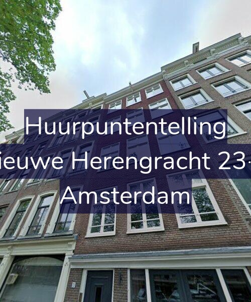 Foto gevel Huurpuntentelling voor Nieuwe Herengracht 23-3, Amsterdam
