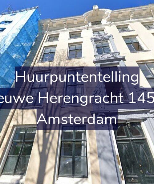 Foto gevel Huurpuntentelling voor Nieuwe Herengracht 145-A, Amsterdam