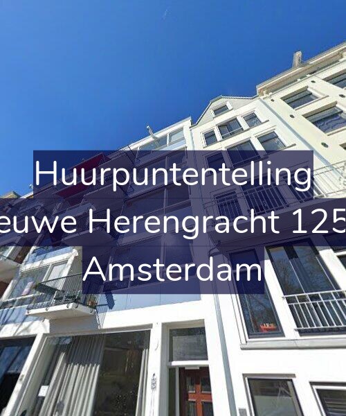 Foto gevel Huurpuntentelling voor Nieuwe Herengracht 125-3, Amsterdam