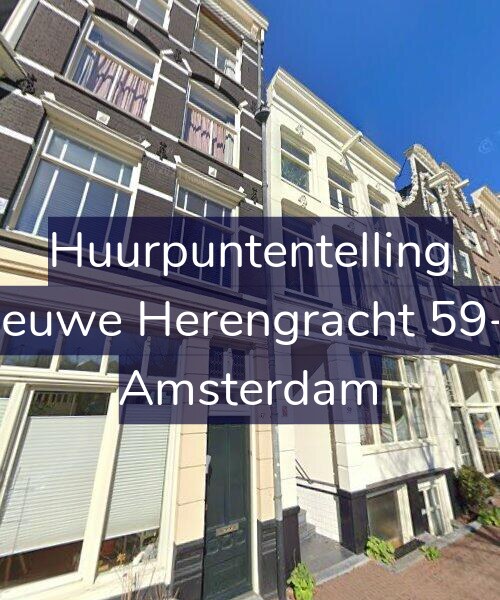 Foto gevel Huurpuntentelling voor Nieuwe Herengracht 59-H, Amsterdam