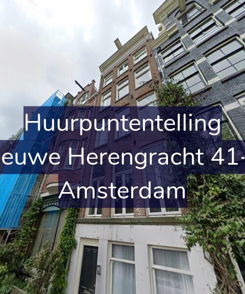 Foto gevel Huurpuntentelling voor Nieuwe Herengracht 41-D, Amsterdam