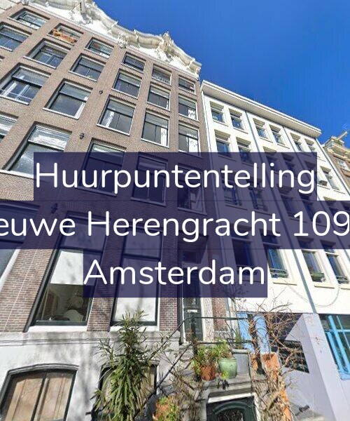Foto gevel Huurpuntentelling voor Nieuwe Herengracht 109-N, Amsterdam
