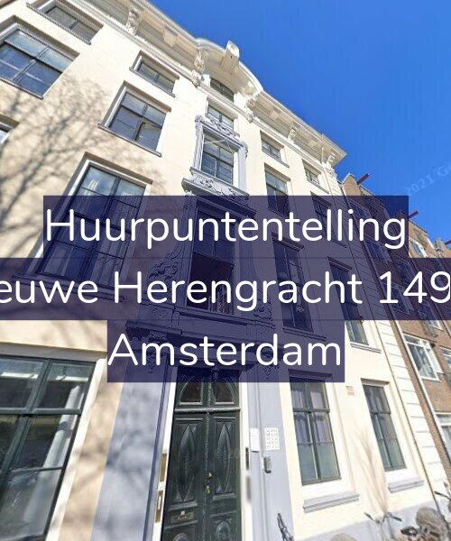 Foto gevel Huurpuntentelling voor Nieuwe Herengracht 149-B, Amsterdam