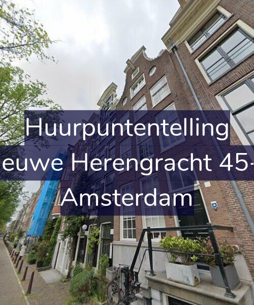 Foto gevel Huurpuntentelling voor Nieuwe Herengracht 45-B, Amsterdam