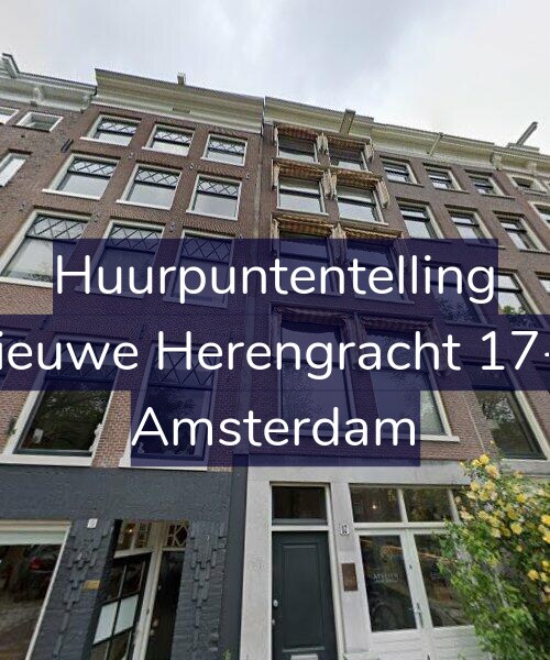Foto gevel Huurpuntentelling voor Nieuwe Herengracht 17-1, Amsterdam