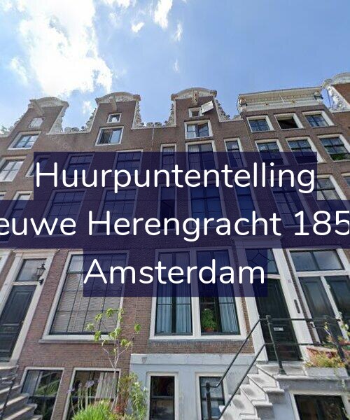 Foto gevel Huurpuntentelling voor Nieuwe Herengracht 185-B, Amsterdam